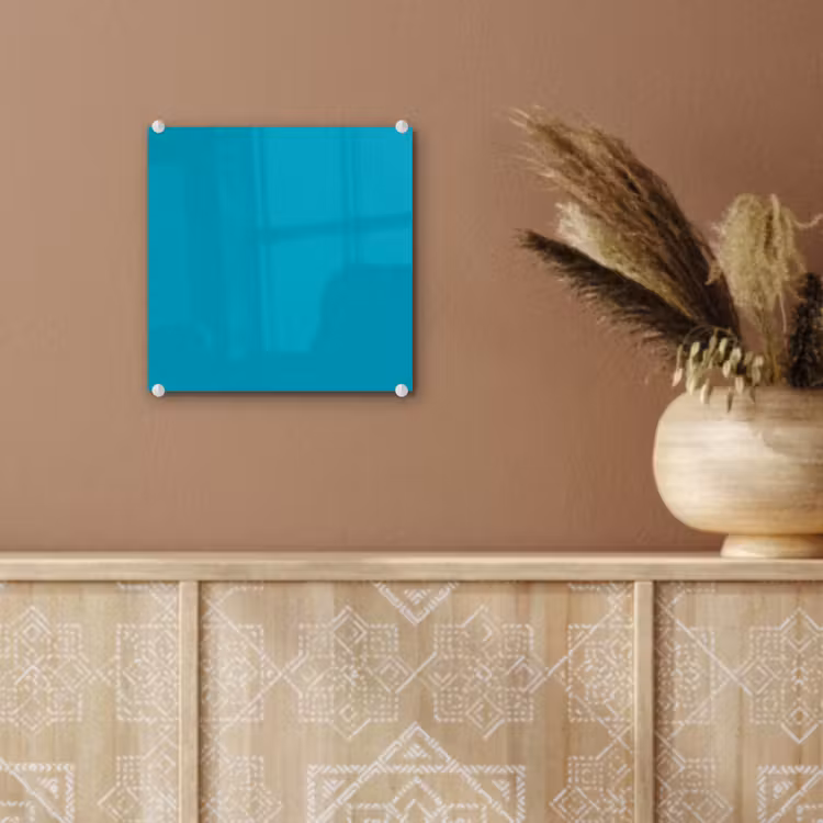 Glas schilderij - Deep - Turquoise - Turkoois — 6