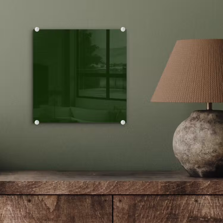 Glas schilderij - Forest - Green - Groen — 4