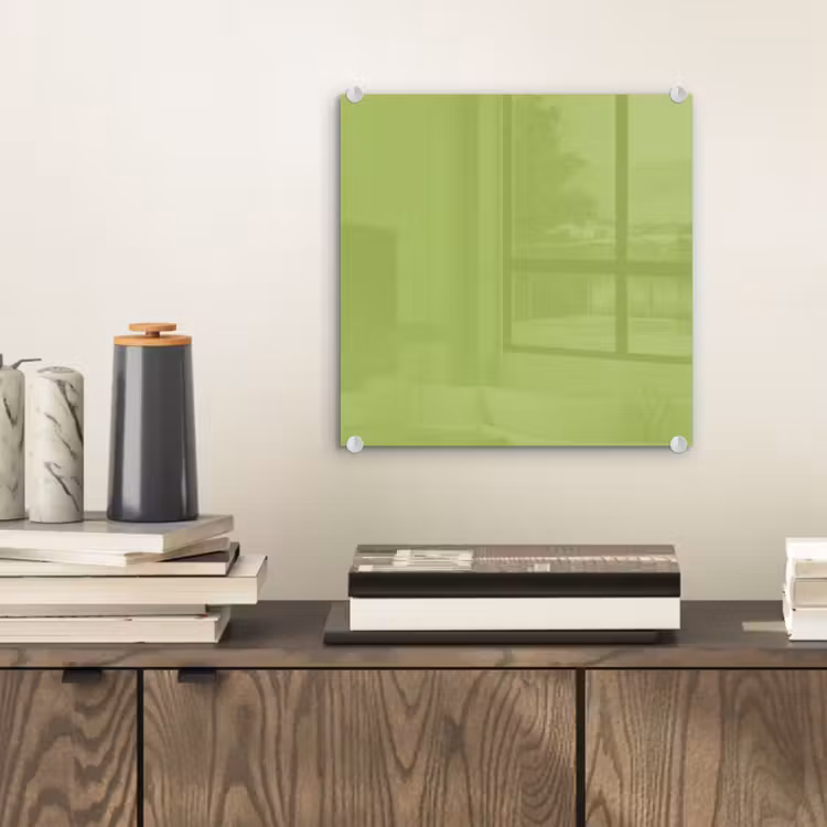 Glas schilderij - Lime - Glow - Groen — 2