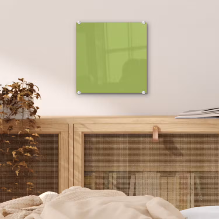 Glas schilderij - Lime - Glow - Groen — 5