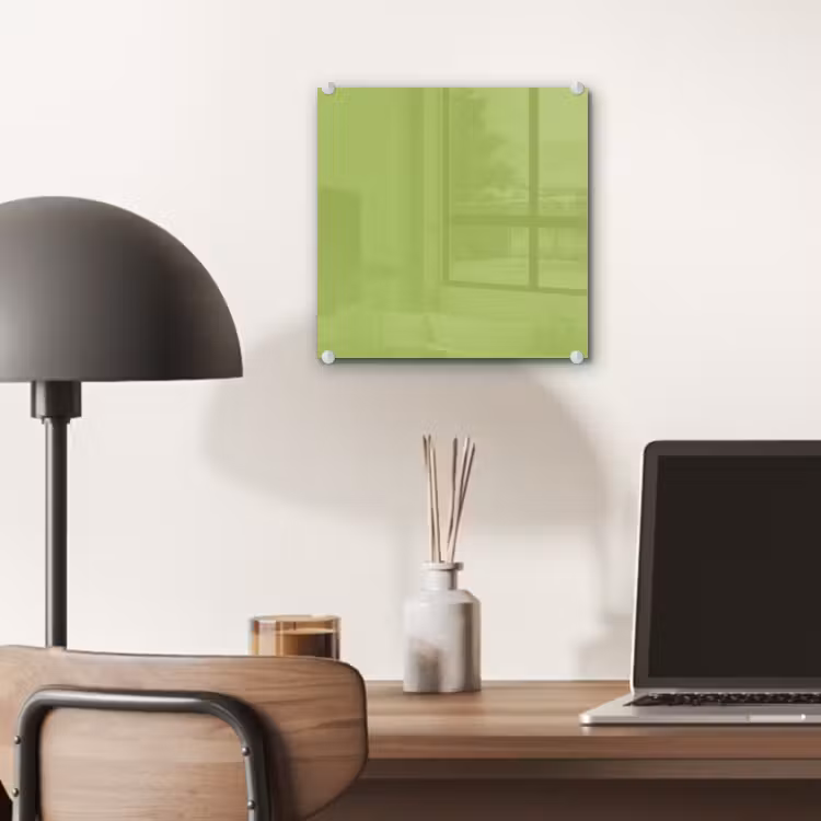 Glas schilderij - Lime - Glow - Groen — 7