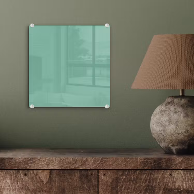 Glas schilderij - Ocean - Jade - Groen — 4