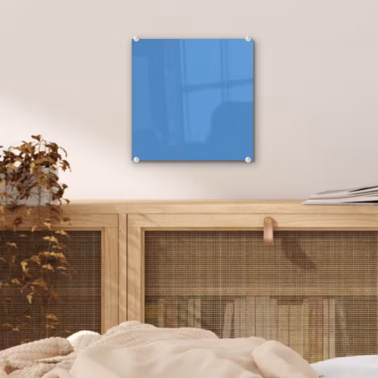 Glas schilderij - Cornflower - Blue - Blauw — 5