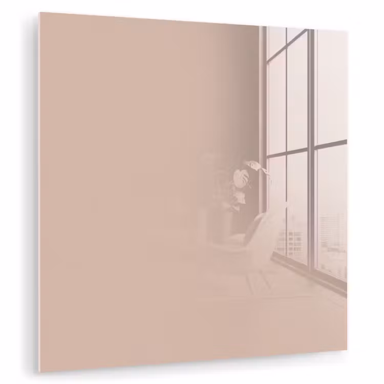 Glas schilderij - Soft - Clay - Nude — 1