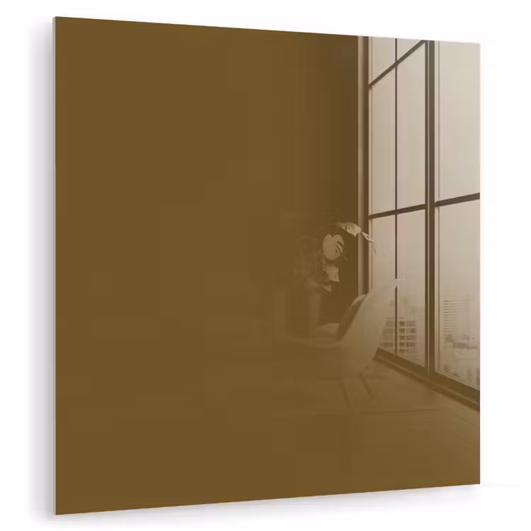 Glas schilderij - Hunter - Groen - Herfst — 1