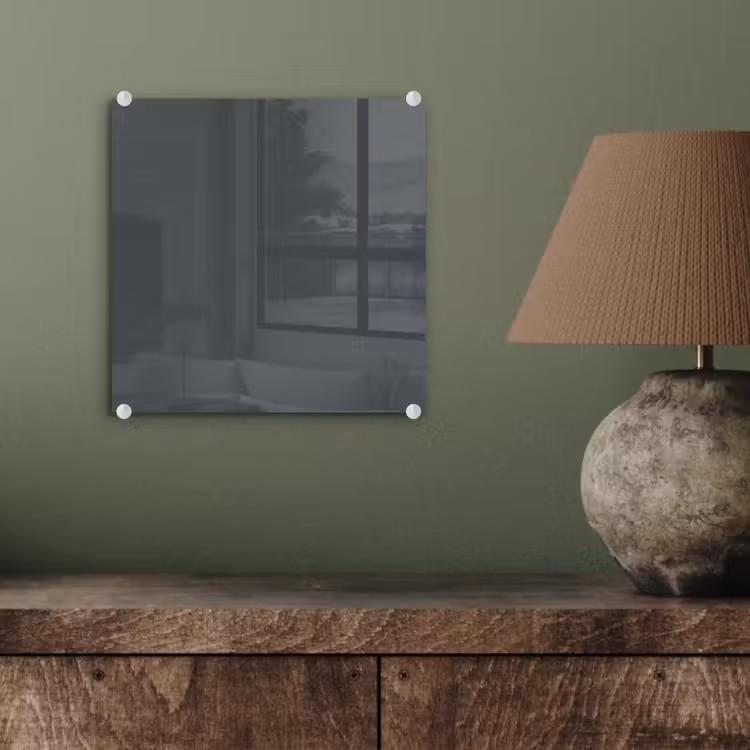 Glas schilderij - Slate - Millstone - Grijs — 4
