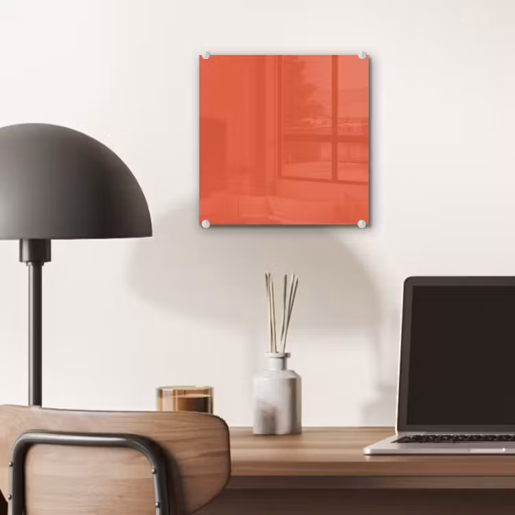 Glas schilderij - Rustic - Clay - Oranje — 7