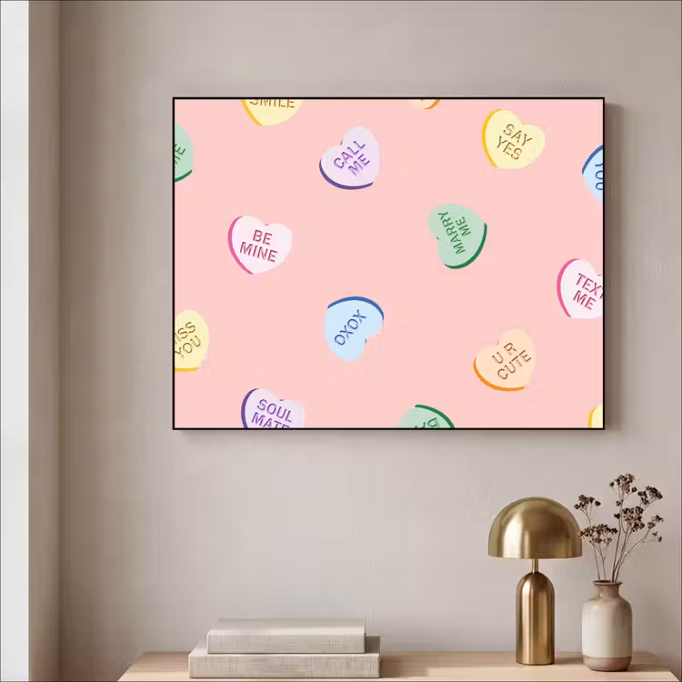 Art Frame - Hart - Snoep - Pastel - Tekst — 3