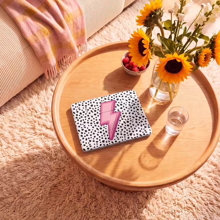 iPad hoes - Bliksem - Roze - Stippen — 2