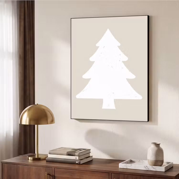 Art Frame - Japandi - Kerstboom - Beige - Kerstversiering — 7