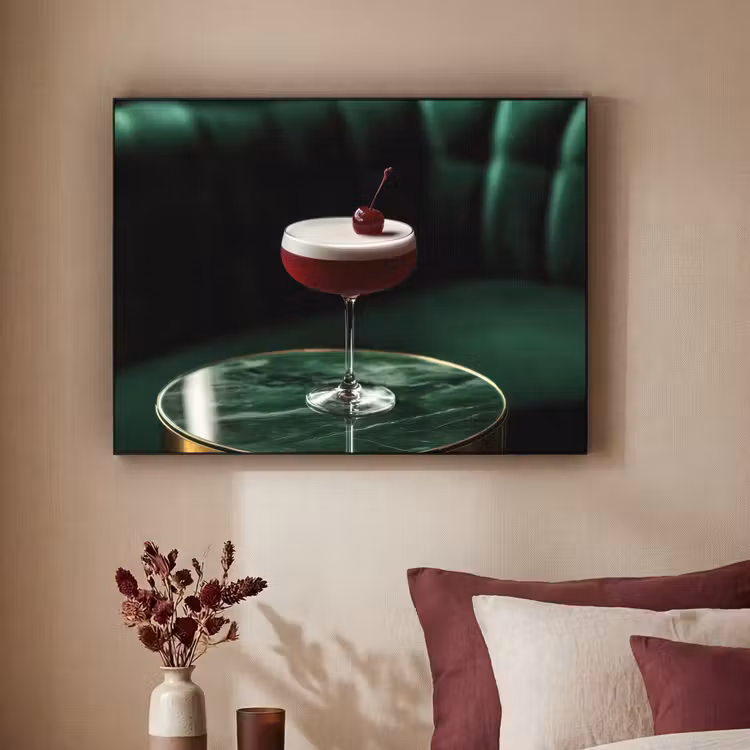 Art Frame - Kers - Cocktail - Rood - Marmer — 2