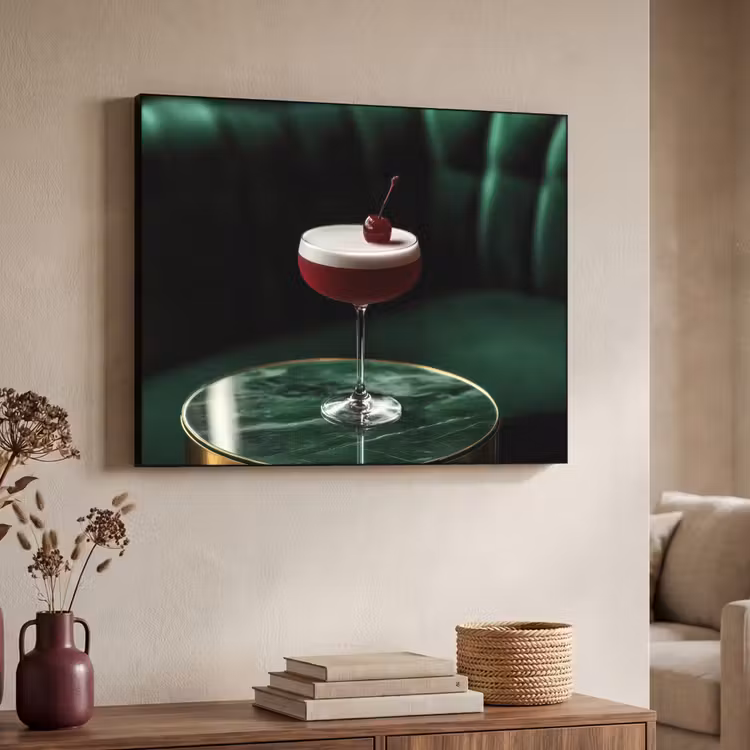 Art Frame - Kers - Cocktail - Rood - Marmer — 4