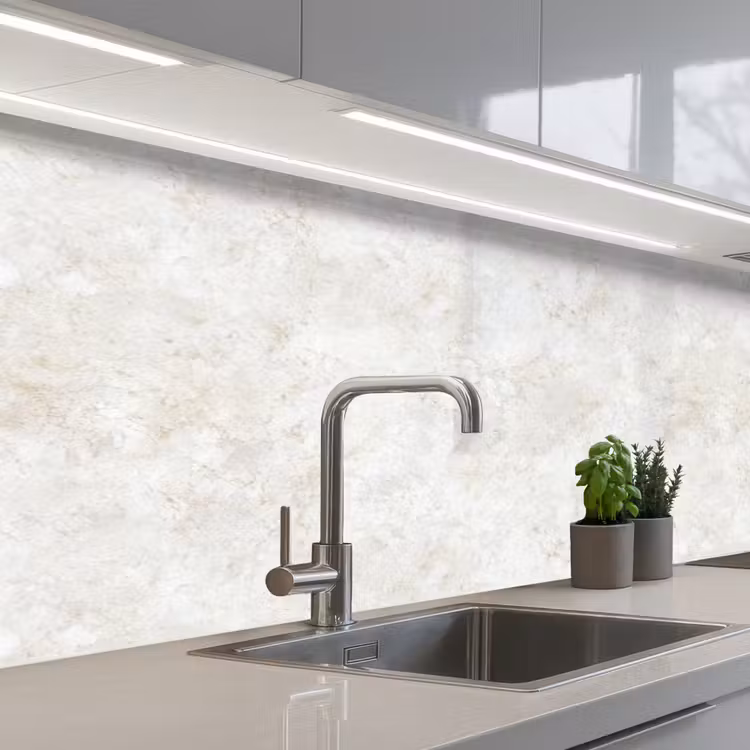 Keuken achterwand - Beige - Marmer - Aders — 2