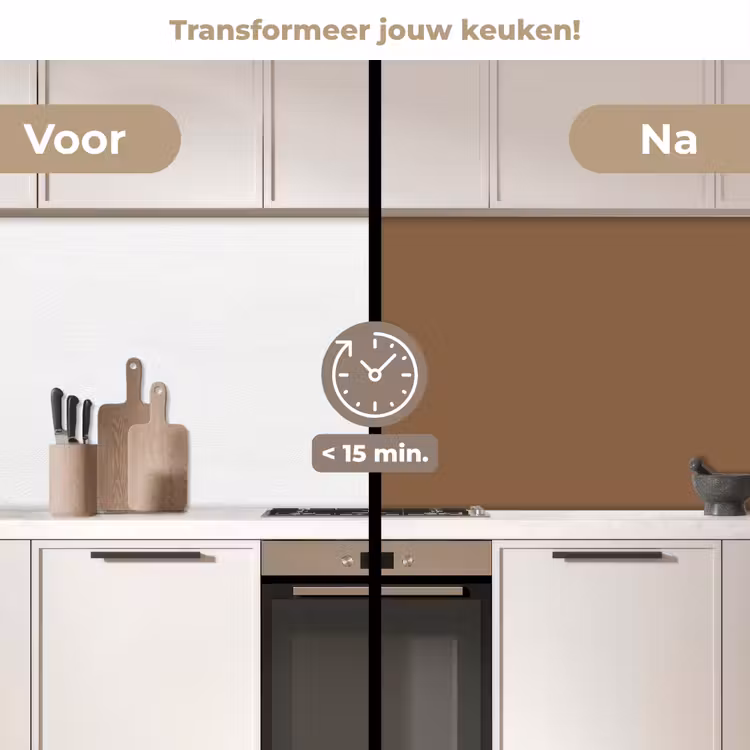 Keuken achterwand - Soft - Walnut - Bruin — 3