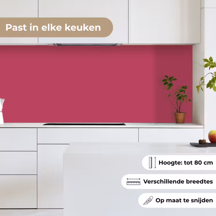 Keuken achterwand - Deep - Berry - Rood — 7