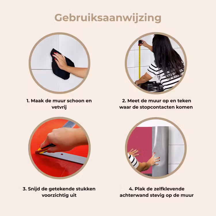 Keuken achterwand - Deep - Berry - Rood — 9