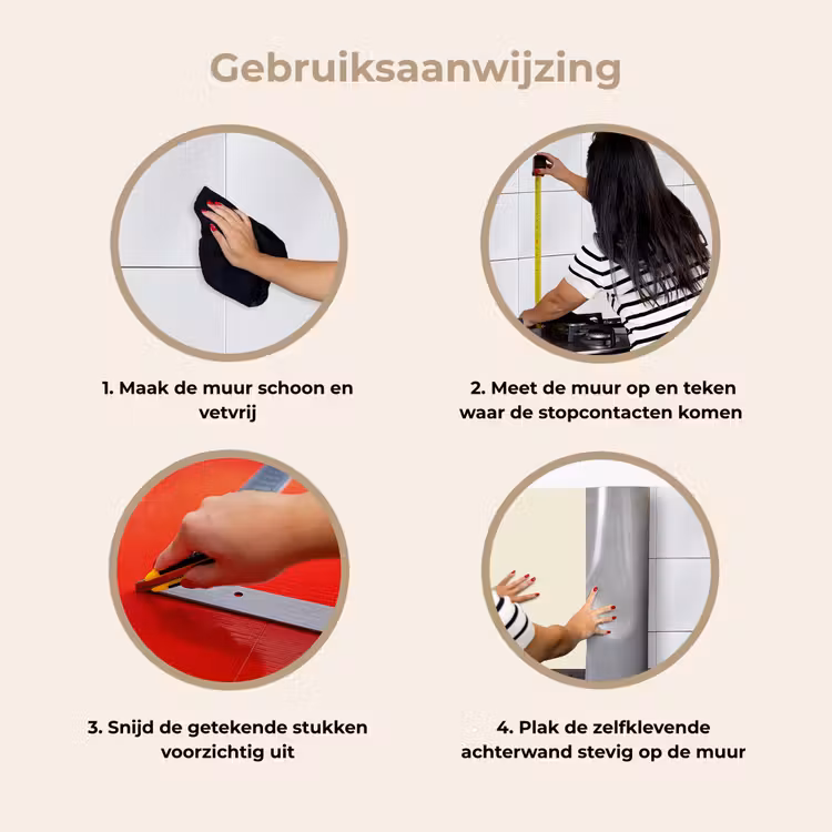 Keuken achterwand - Drop - Delay - Nude — 9