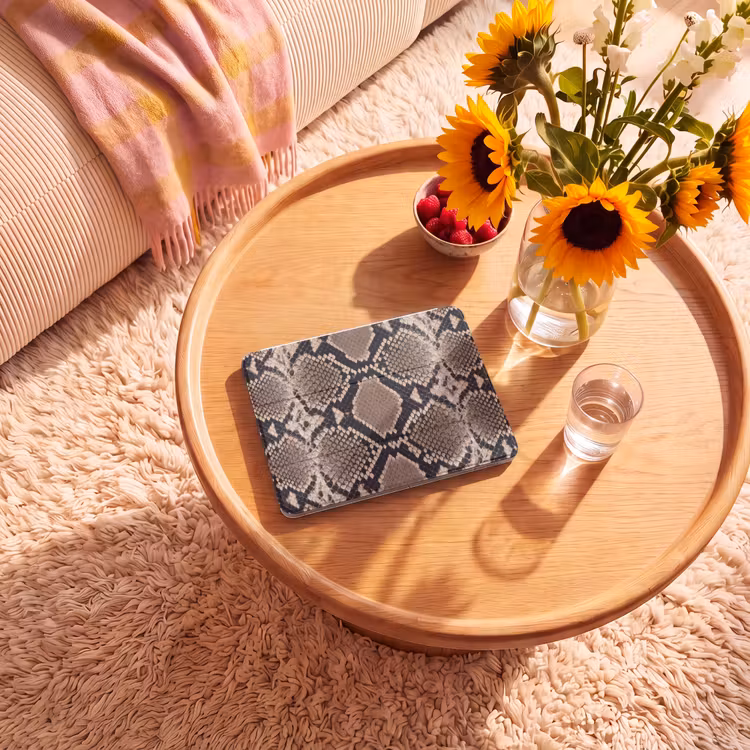 iPad hoes - Slangenprint - Python - Bruin — 2