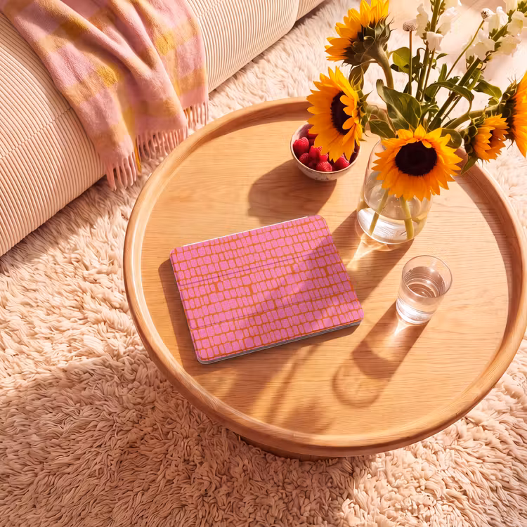iPad hoes - Organisch - Raster - Roze — 2