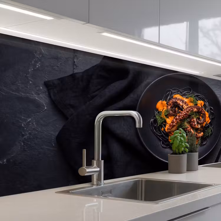 Keuken achterwand - Eten - Octopus - Modern — 2