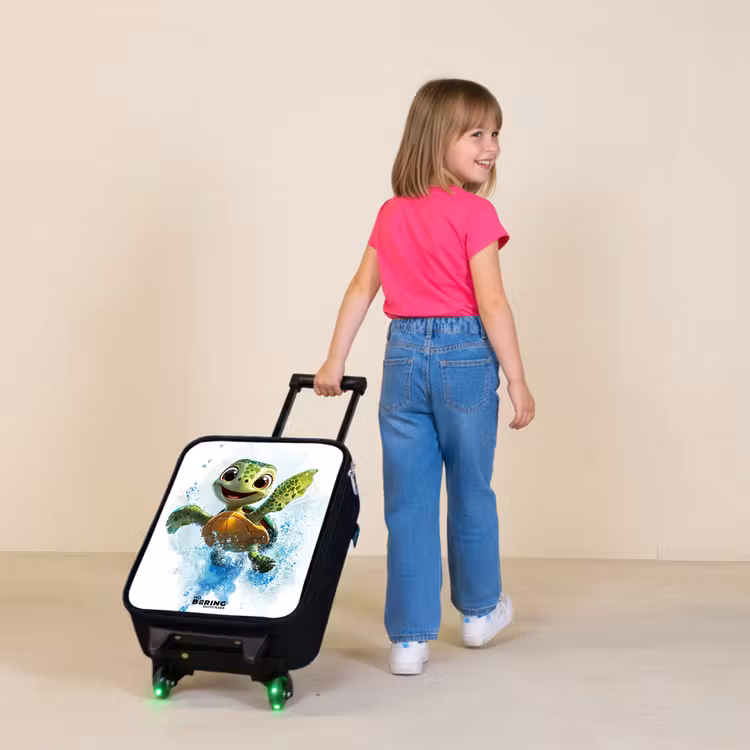 Kinderkoffer - Schildpad - Water - Groen — 2