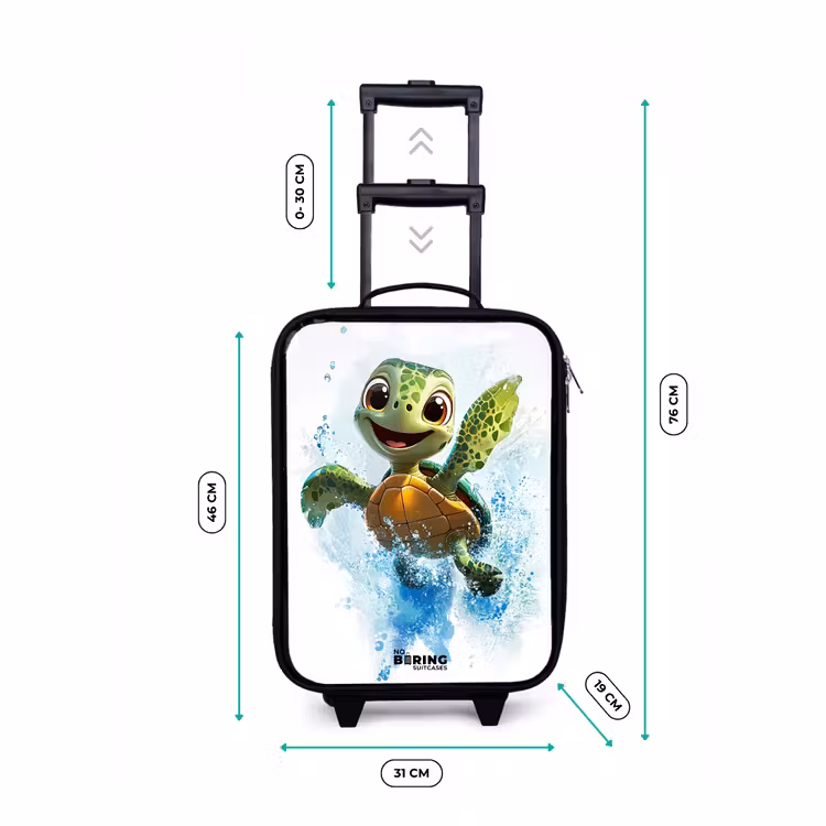 Kinderkoffer - Schildpad - Water - Groen — 7