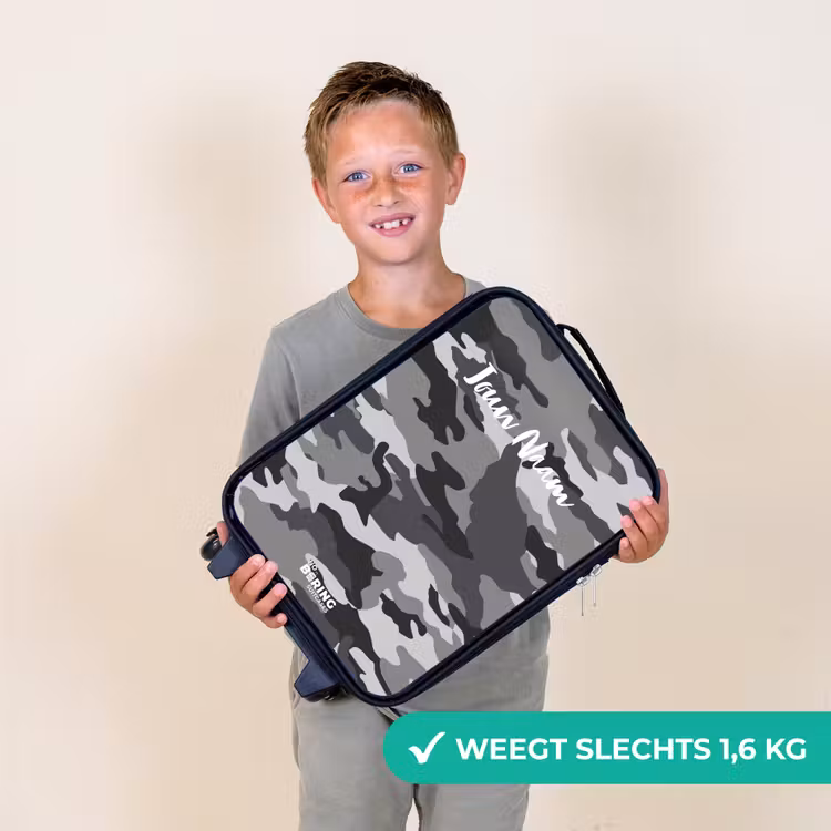 Kinderkoffer - Camogrijs — 3