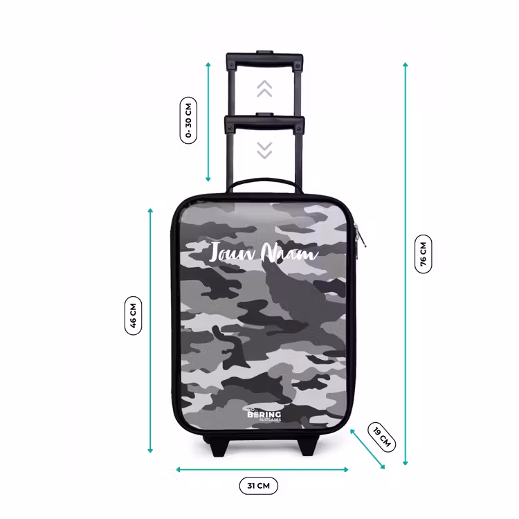 Kinderkoffer - Camogrijs — 7