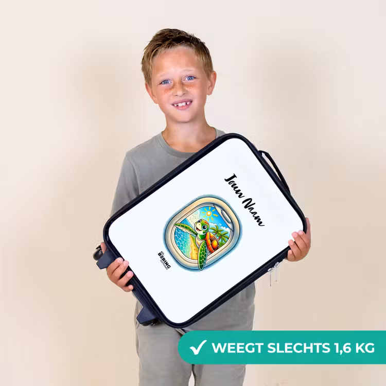 Kinderkoffers met naam - Tropic turtle — 3