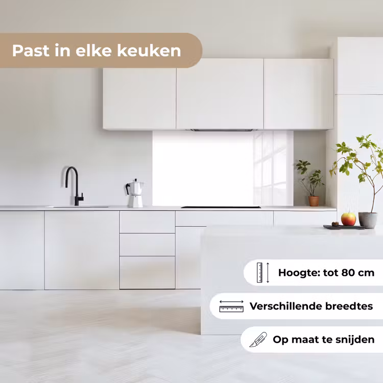 Keuken achterwand - Zuivere Witheid — 6