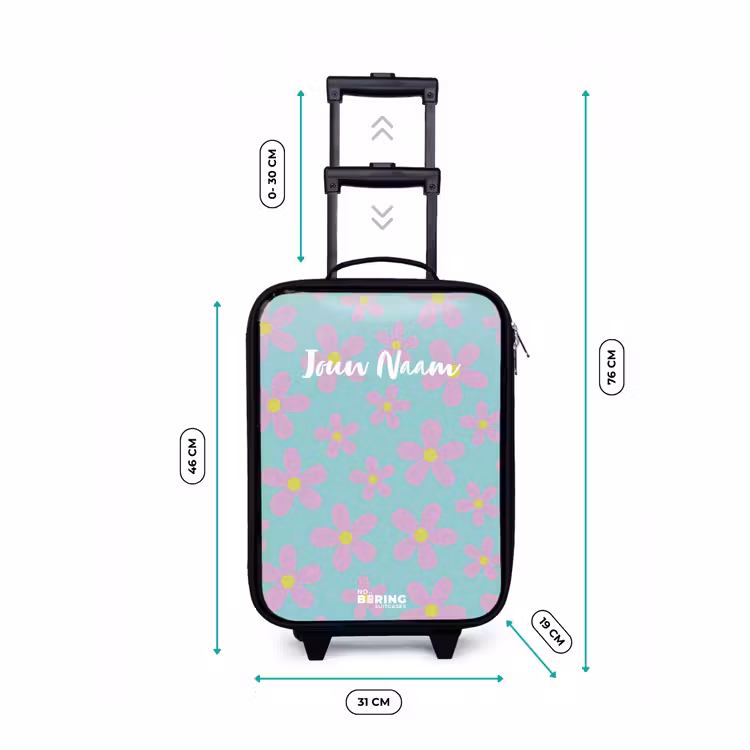 Kinderkoffer - Madeliefjesmania mint — 7