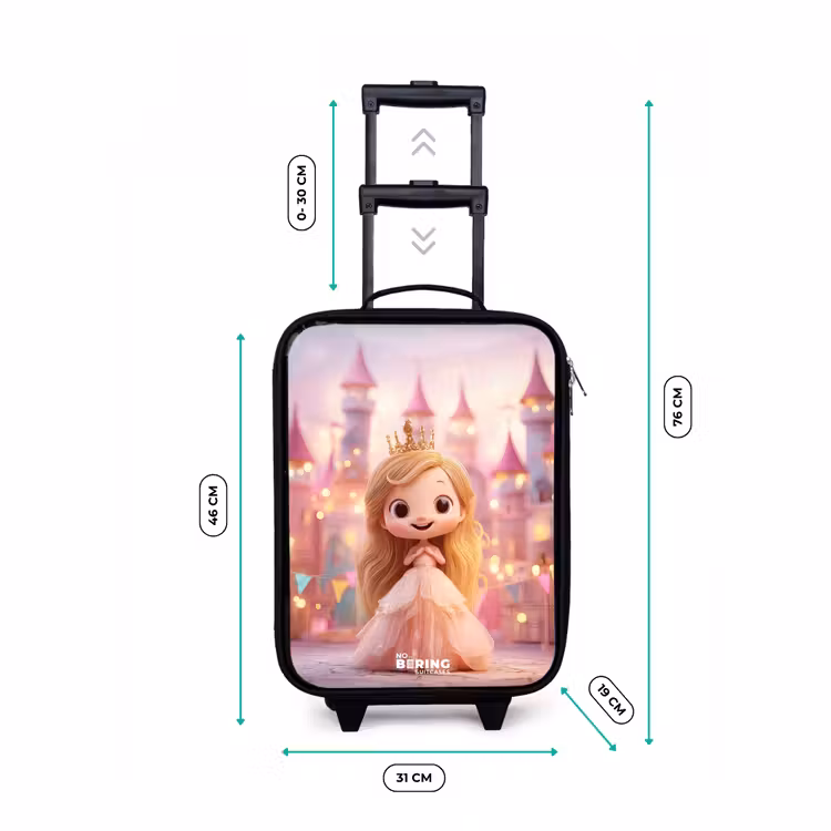 Kinderkoffer - Prinses - Roze - Kasteel — 7