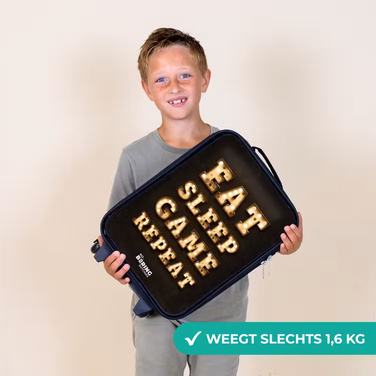 Kinderkoffer - Qoute met licht — 3