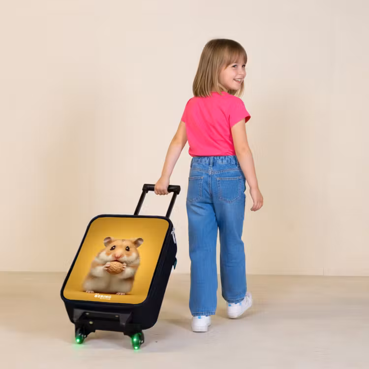 Kinderkoffer - Hamster - Walnoot - Dier — 2