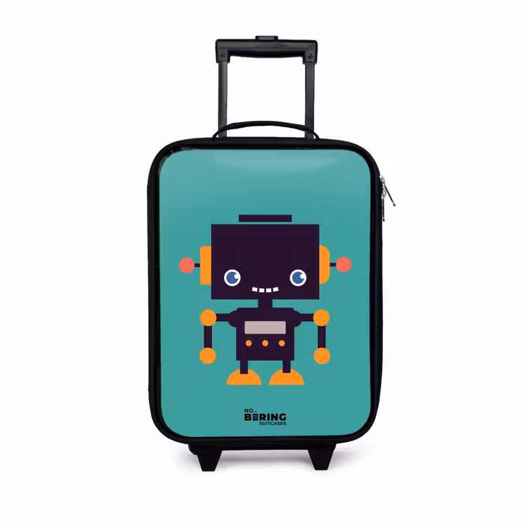 Kinderkoffer - Groene robot — 1