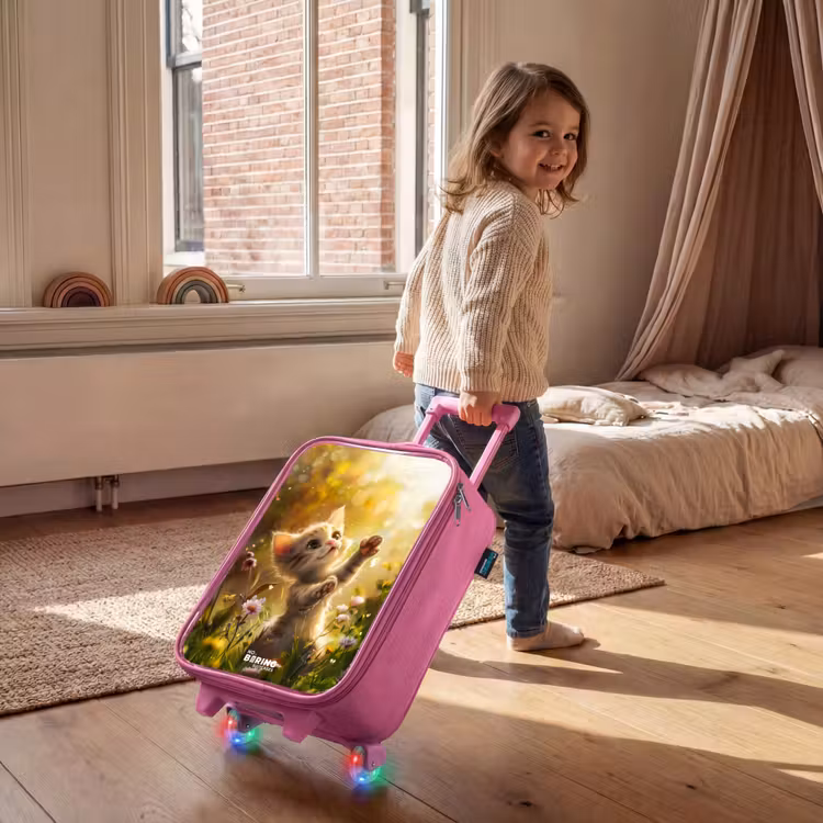 Kinderkoffer - Roze - Koosje kitten — 3