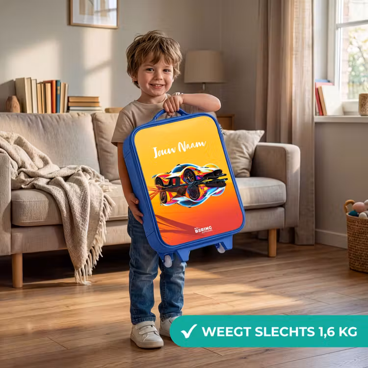 Kinderkoffer - Blauw - Sunbeam sprinter — 2