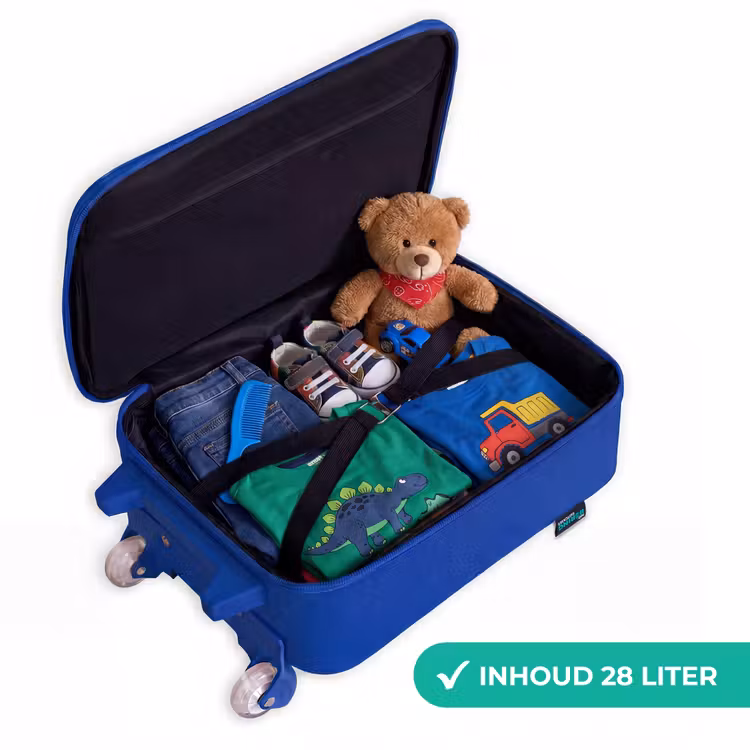Kinderkoffer - Blauw - Sunbeam sprinter — 5