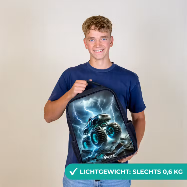 Kinderrugzak - Zwart - Thunder Wheels β 2