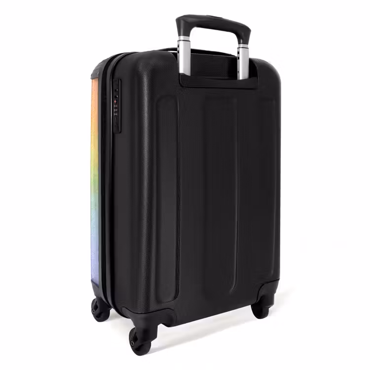 Koffer - Pastel regenboog — 2