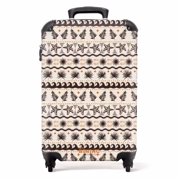 Koffer - Strand en zee print — 1