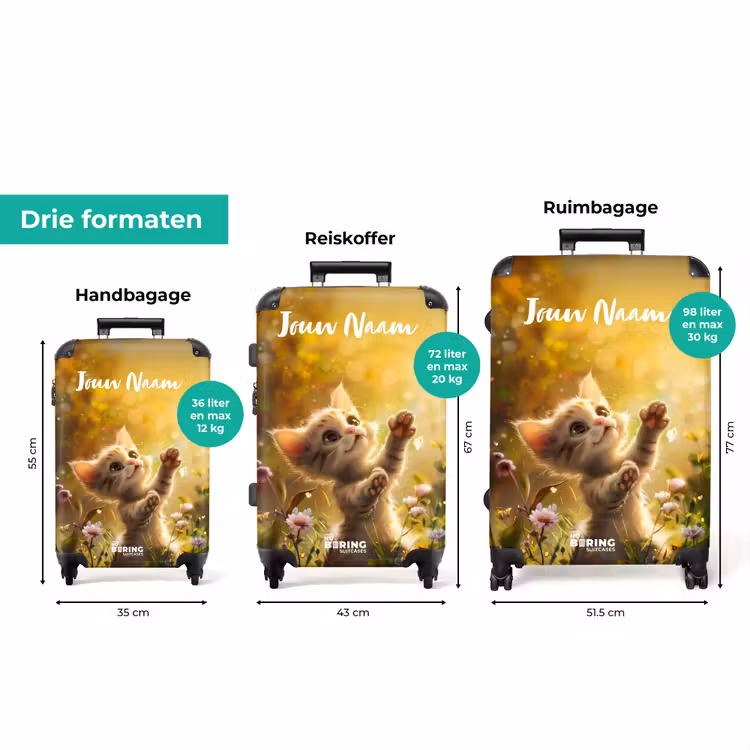 Koffer met naam - Koosje kitten — 8