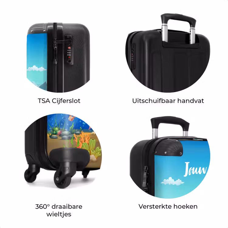 Koffer met naam - Koraalkaper — 7