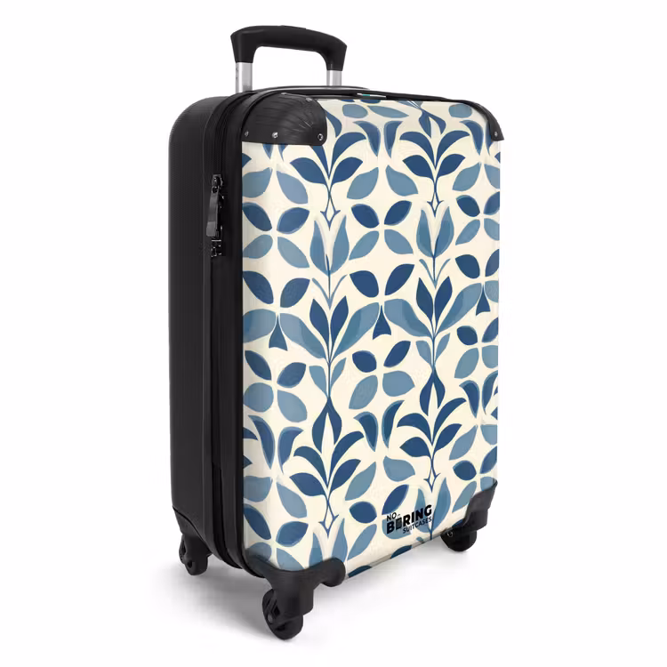 Koffer - Flora - Modern - Blauw — 4