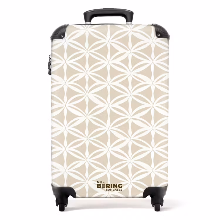 Koffer - Motief - Modern - Beige — 1