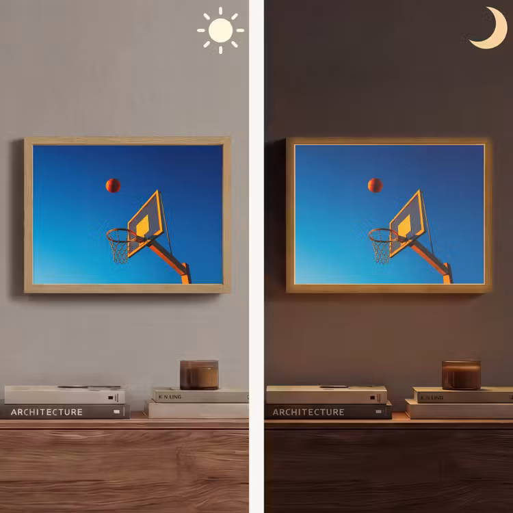 Lightbox - Wandlamp - Basketbal -  Lucht - Ring — 6