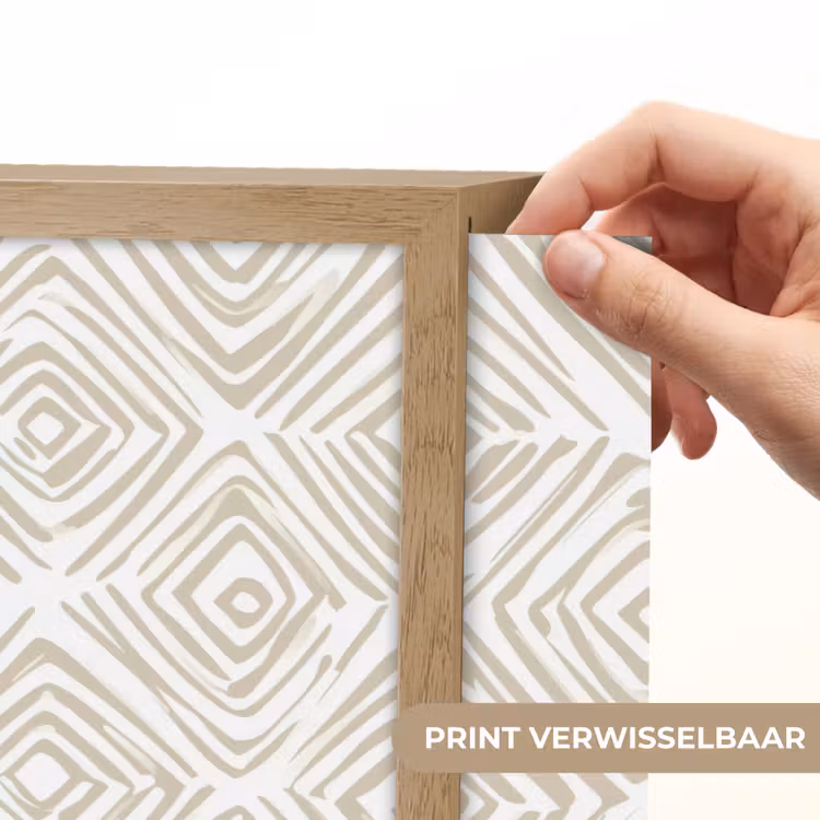 Lightbox - Wandlamp - Abstract - Ruit - Beige — 5