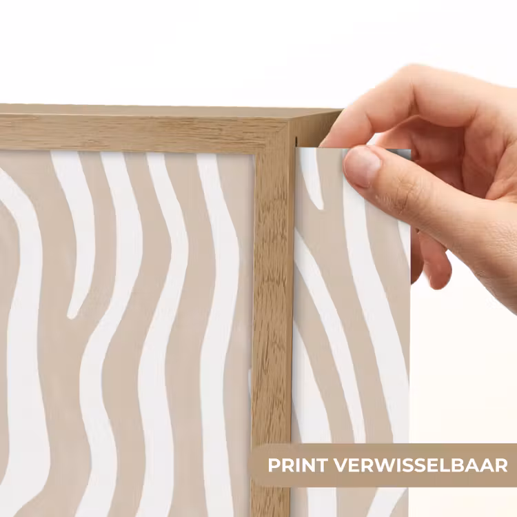 Lightbox - Wandlamp - Abstract - Zebra - Beige — 5