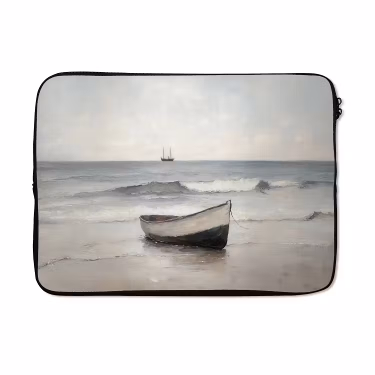 Laptophoes - Roeiboot - Zee - Horizon — 3