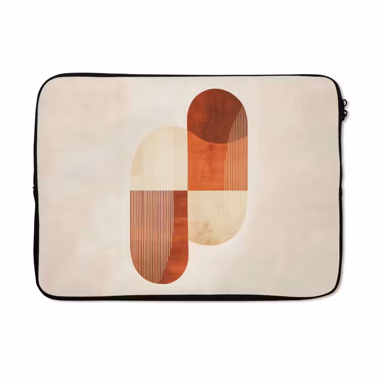 Laptophoes - Bogen - Beige - Vormen — 3